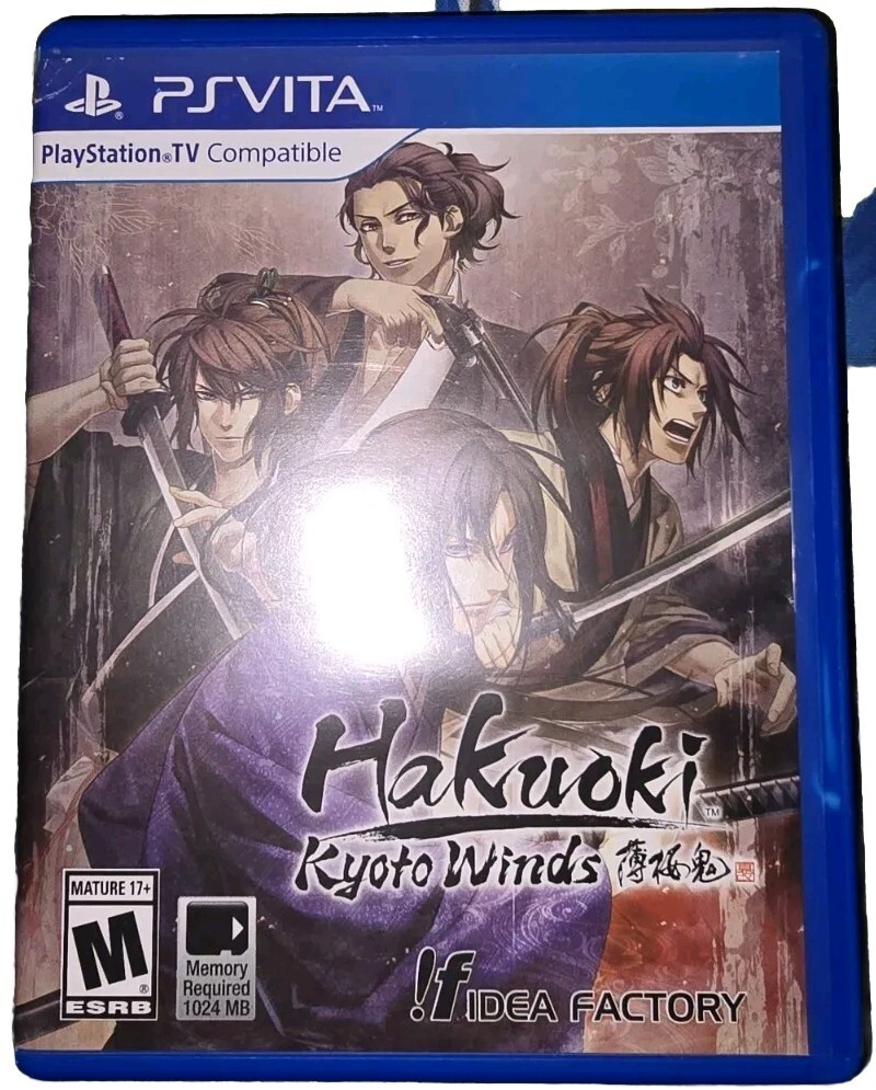 Hakuoki: Kyoto Winds (Sony PlayStation Vita / PS Vita) Authentic