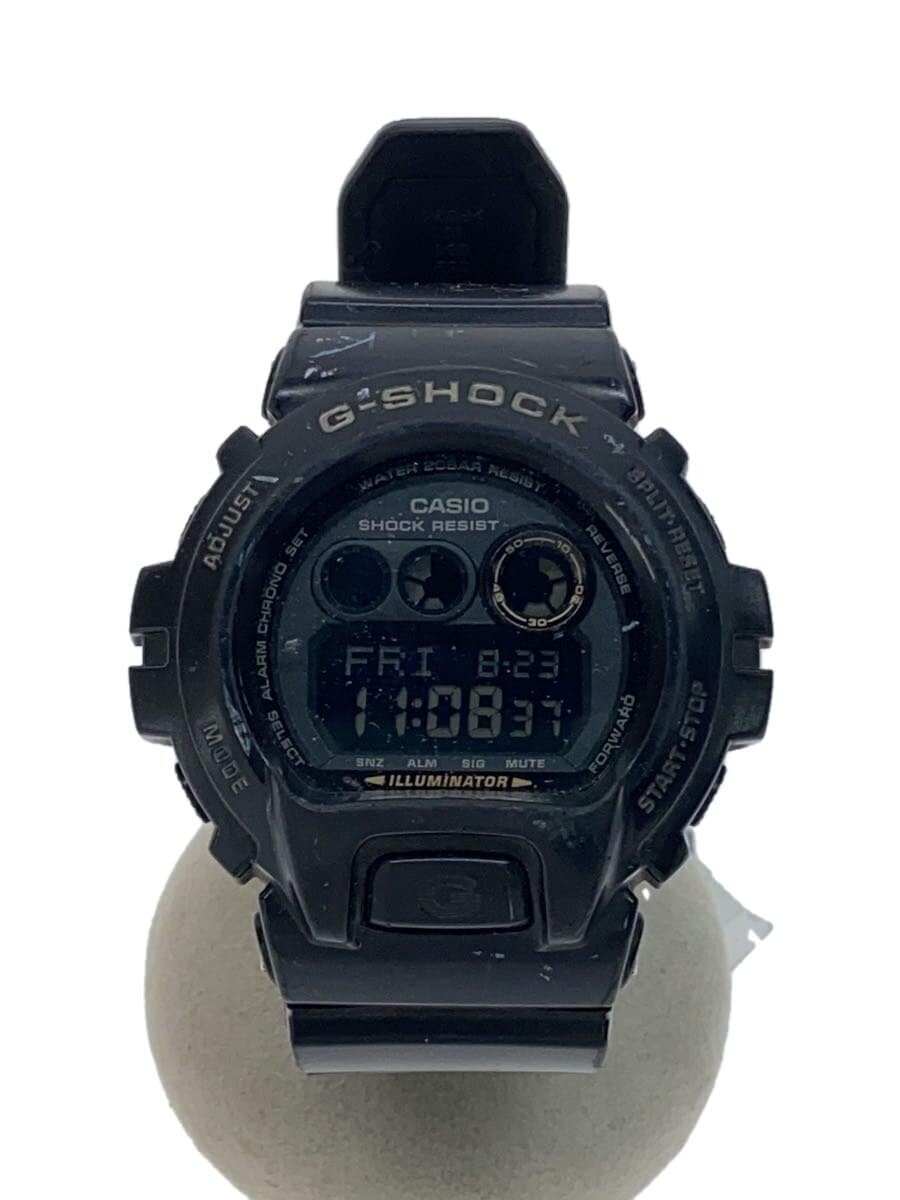 CASIO Quartz Watch/Digital/Titanium/BLK/BLK/GD-X6900FTR-1JR JAPAN USED