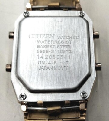 CITIZEN ANA-DEGI TEMP 腕時計 8989-S116864 Citizen Ana-Digi Temp Transcontinents Collaboration 8989