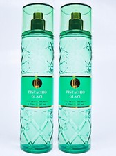 2 Bath  Body Works PISTACHIO GLAZE Fragrance Mist Body Spray 8 oz