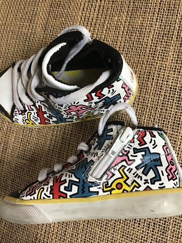 funky high top trainers