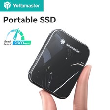 Yottamaster Portable 1TB 2TB Magnetic SSD Solid State Drive Fr iPhone 16 Pro Max