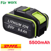 FüR Worx 20V 5,0Ah Powershare WA3553 WA3550 WA3551.1 WA3572 Lithium-Ionen Akku