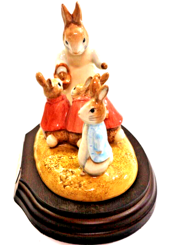 Royal Doulton Beswick ware Mrs. Rabbit & the Four Bunnies 3672 Limited Ed.1997 - Picture 2 of 11