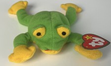 Teenie Beanie Babies Smoochy The Frog McDonald  s Promotional Ty Beanie Baby Toy