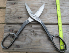 Vintage Rare Pexto No. 12 gerade geschnittene Blechschere - 8-1/2" lang. Made in U.S.A. 
