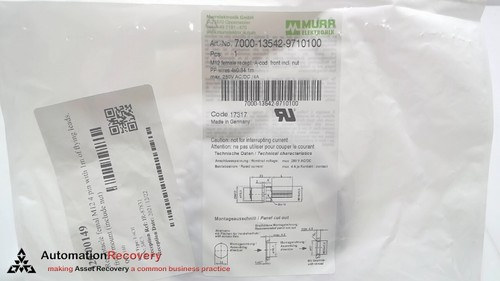 MURR ELECTRONIC 7000-13542-9710100 SET CAVI SINGLE-ENDED, NUOVO #313974 - Foto 4 di 4