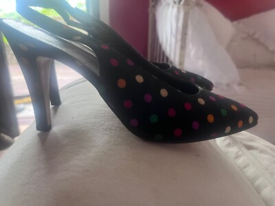 靴 Vintage YSL Polka Dot Sandals 36 Vintage YSL Polka Dot Sandals 36