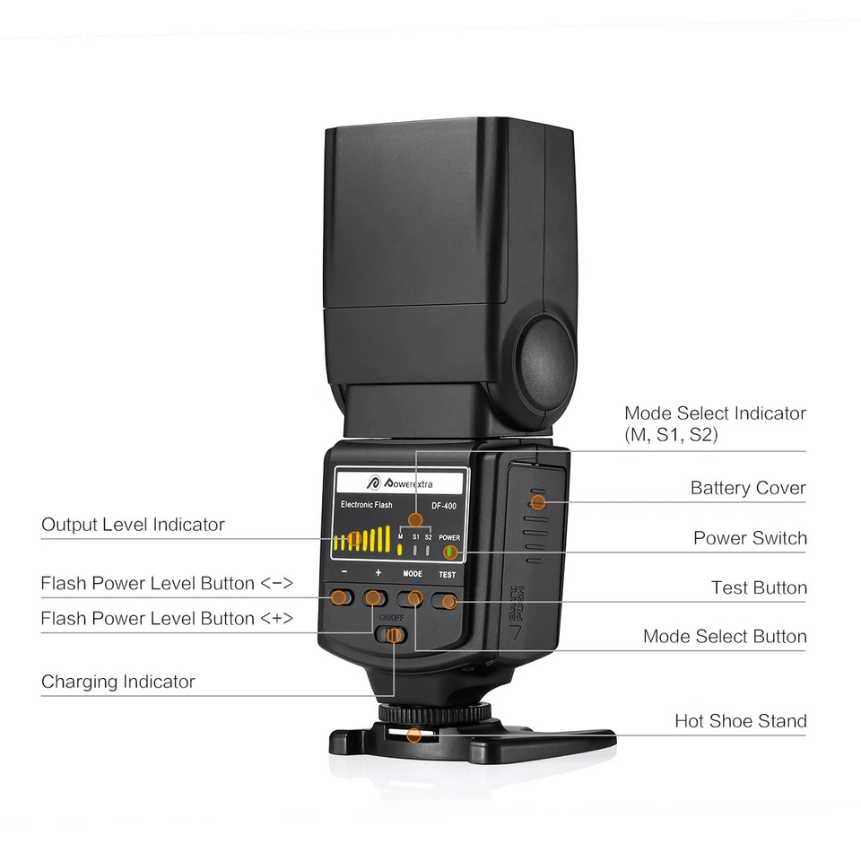 Flash Speedlite digital para Canon EOS Rebel T8i 90D T7i T7 T8 77D SL2 Foto 3 de 4