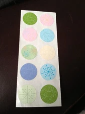 VINTAGE Creative Memories Stickers CIRCLE DESIGN ACCENTS RETIRED NOS NLA *