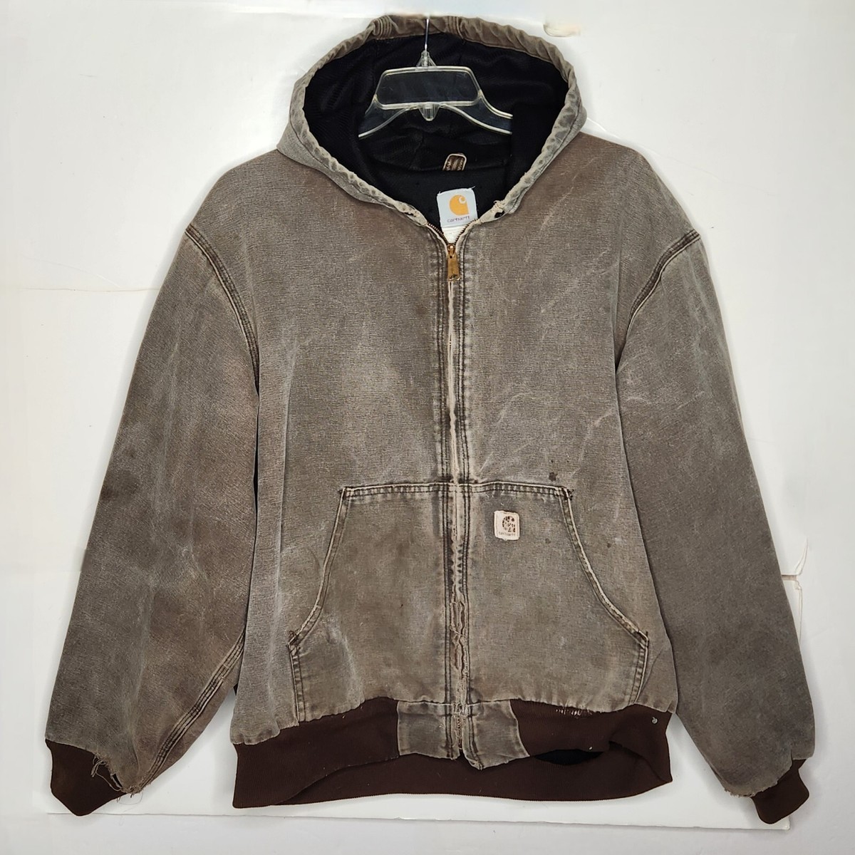 Carhartt ジャケット Vintage 90s Carhartt Light Gray Outdoors Working Jacket