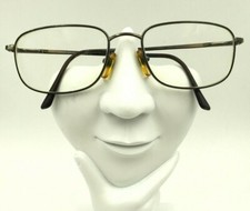Vintage Giorgio Armani 273-T 1130 Gunmetal Oval Sunglasses Italy FRAMES ONLY
