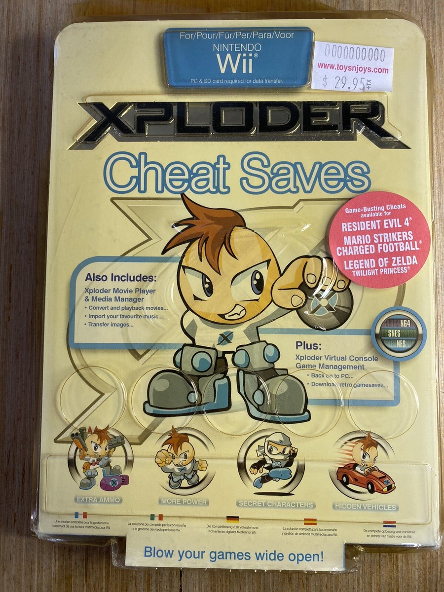 NEW Nintendo Wii XPLODER Game Cheat Saves BRAND NOS NIP SEALED! | eBay