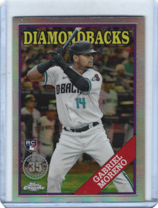 2023 Topps Chrome Gabriel Moreno 1988 Topps Refractor Rookie Insert Card #88BC-9