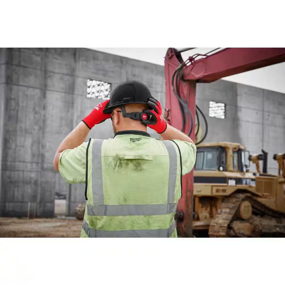 Bolt White Type 1 Class E Front Brim Non-vented Hard Hat With 6-point Ratcheti