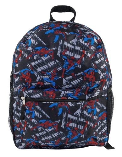 Marvel Spiderman All Over Print 16" Backpack - Black - 第 2/6 張圖片