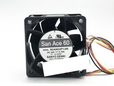 Sanyo 9GA0624P1J06 DC24V 0.75A 6CM 4-wire cooling fan