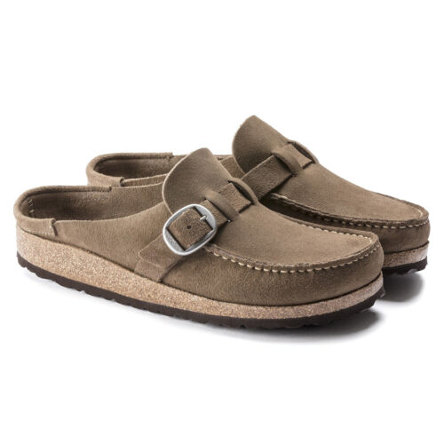 Birkenstock Buckley Gray Taupe 1019490 women's clog sandal like boston - Picture 4 of 9