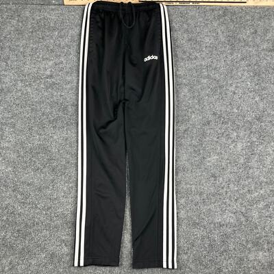 Adidas Primegreen Track Pants Mens Size S Black Striped Athletic Stretch  Joggers
