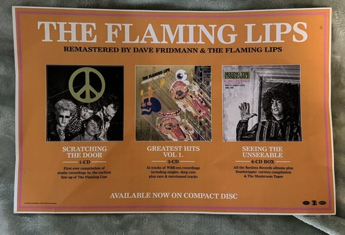 Flaming Lips "Remasters" PROMO ONLY 2 sided POSTER - Collectors Piece 11x17 - 第 1/8 張圖片