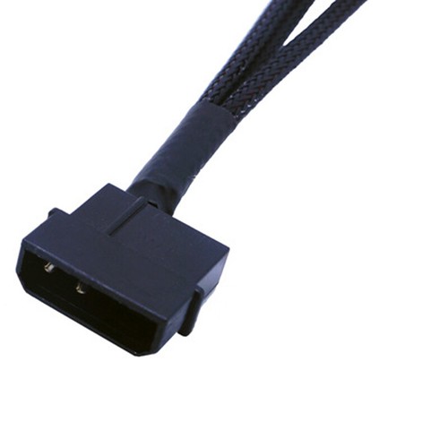Copper Molex 4 Way 3Pin/4Pin Computer Power Fan Splitter Adapter Cable 12V A.R2 - 第 5/5 張圖片