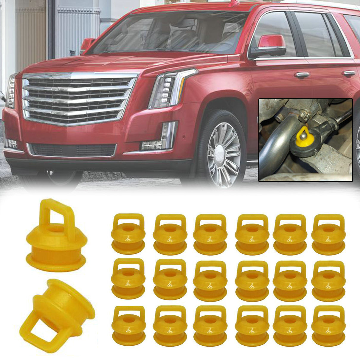 20Pcs/Set For Chevrolet Malibu Tahoe Shift Cable Linkage Bushing Rubber