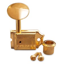 Kluson Supreme 6-in-Line Gold Tuners, Double Line, Right Hand