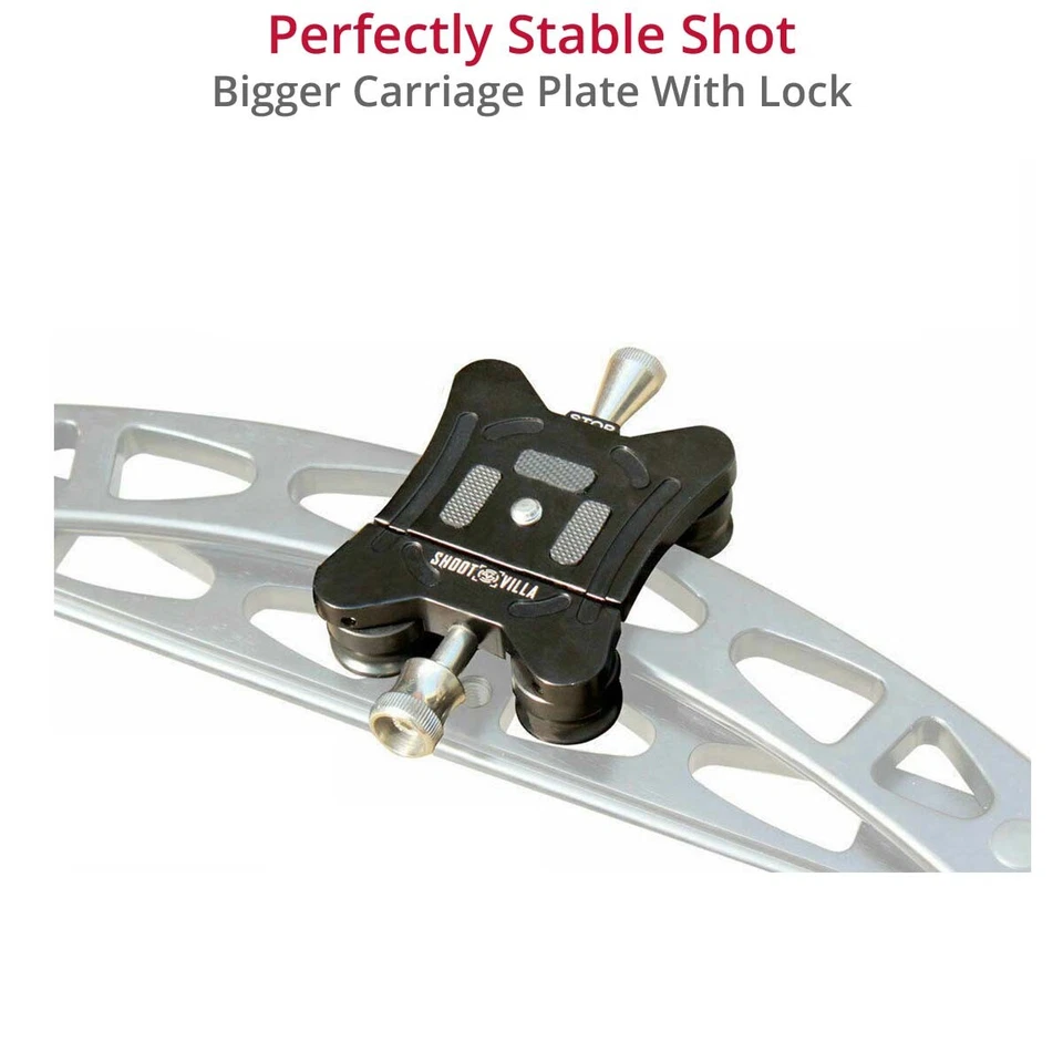 Shootvilla Curve n Line Slider 2ft für Canon Nikon, Sony, Panasonic, DSLR Kamera - Bild 2 von 4