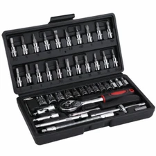 Mechanics Hand Tool Set Metric Wrench Screwdriver Combination Repair Tool Kit