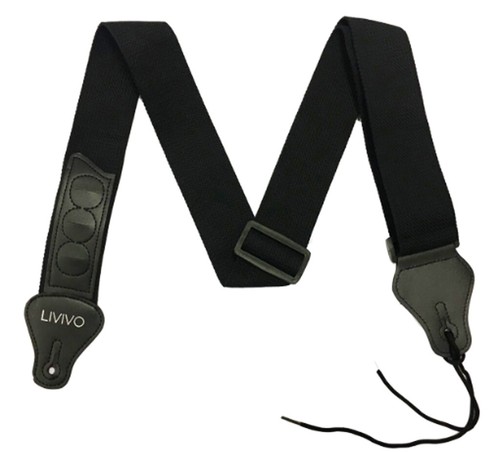 PORTE-CRAVATE ACOUSTIQUE RÉGLABLE LIVIVO CUIR TÊTE SANGLE DE SÉLECTION CROCHET - Photo 3/10