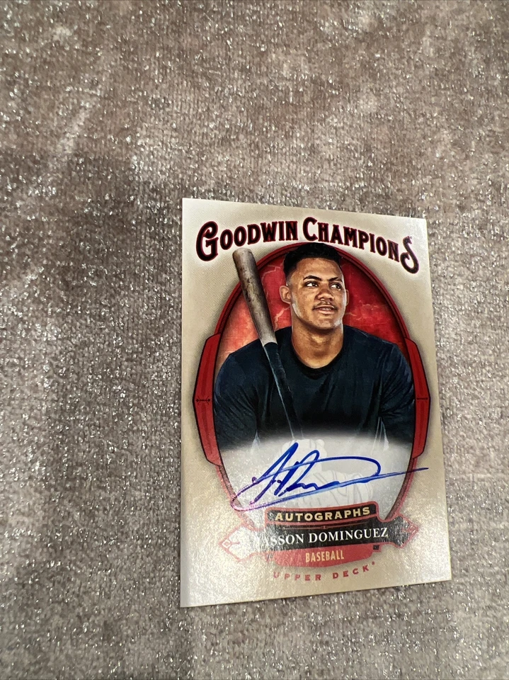 2020 Upper Deck Goodwin Champions Jasson Dominguez Auto #A-JD - Image 2 of 4
