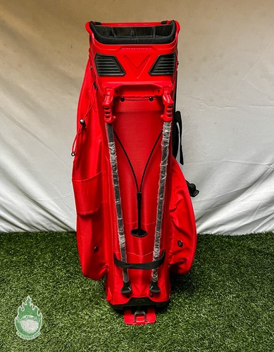 New 2022 Callaway Shadowfuse Golf Cart Carry Bag Firered Cascata - Picture 3 of 8