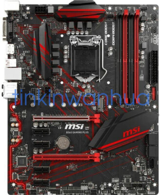 For MSI B360 GAMING PLUS Motherboard LGA1151 DDR4 DP+DVI ATX