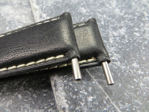 Nuovo cinturino pieghevole 26 mm cinturino in pelle di mucca morbida cinturino per orologio PANERAI oro marrone R - Foto 17 di 32