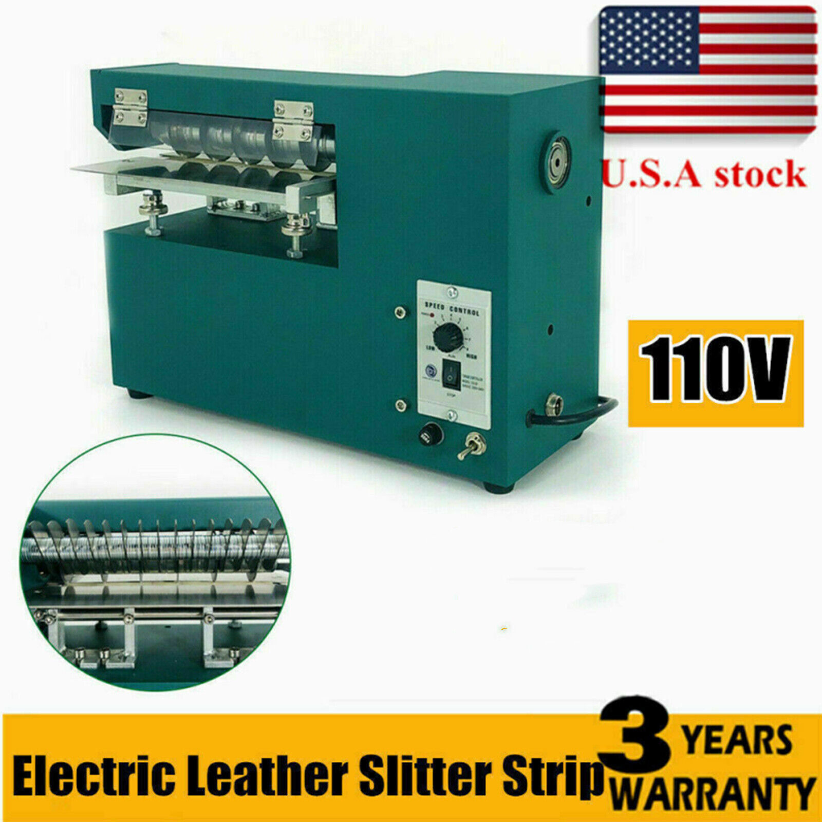 1600Rpm Electric Leather Strap Cutter Machine Leather Strip Cutting