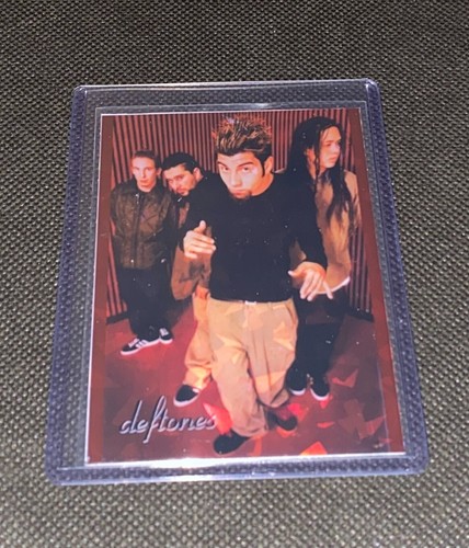 Deftones Mini Concert Poster Card in toploader memorabilia cd