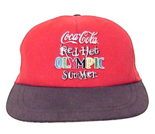 VINTAGE COCA COLA RED HOT OLYMPIC SUMMER ATLANTA 1996 STARTER BASEBALL CAP HAT