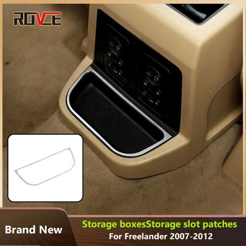 For Land Rover Freelander 2 2007-12 Rear Storage Slot Decorative Frame Aluminum