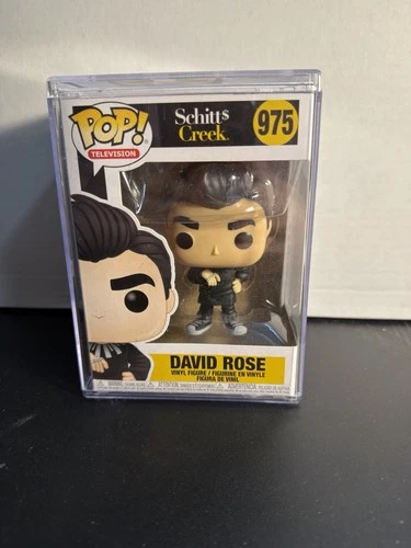 Funko Pop! Television Schitts Creek David  Rose 975- Rare!  W/ Pop Protector