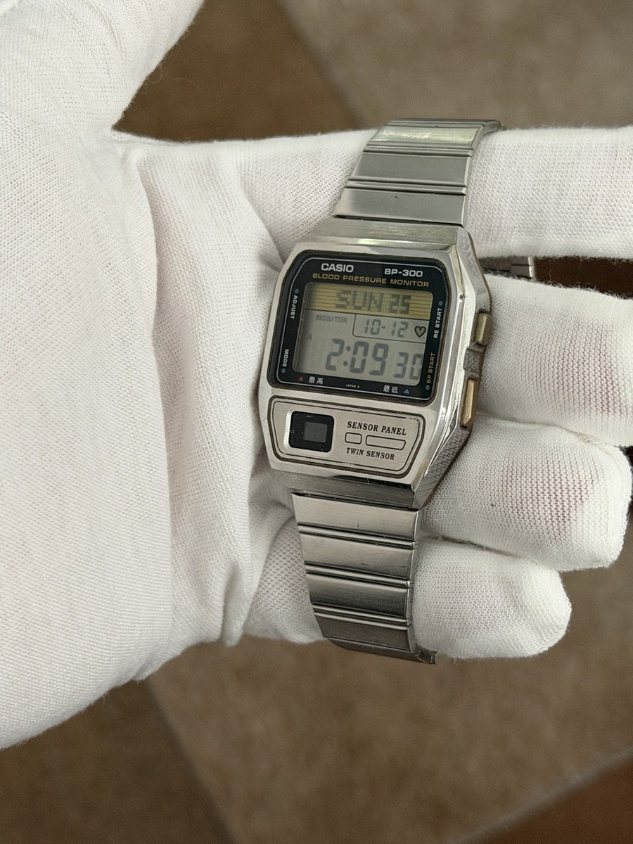 Rare Vintage Casio BP-300 Blood Pressure Monitor Men's Digital