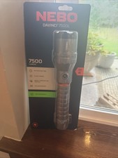 *NEW* Nebo Davinci 7500L Flashlight Gray 7500...