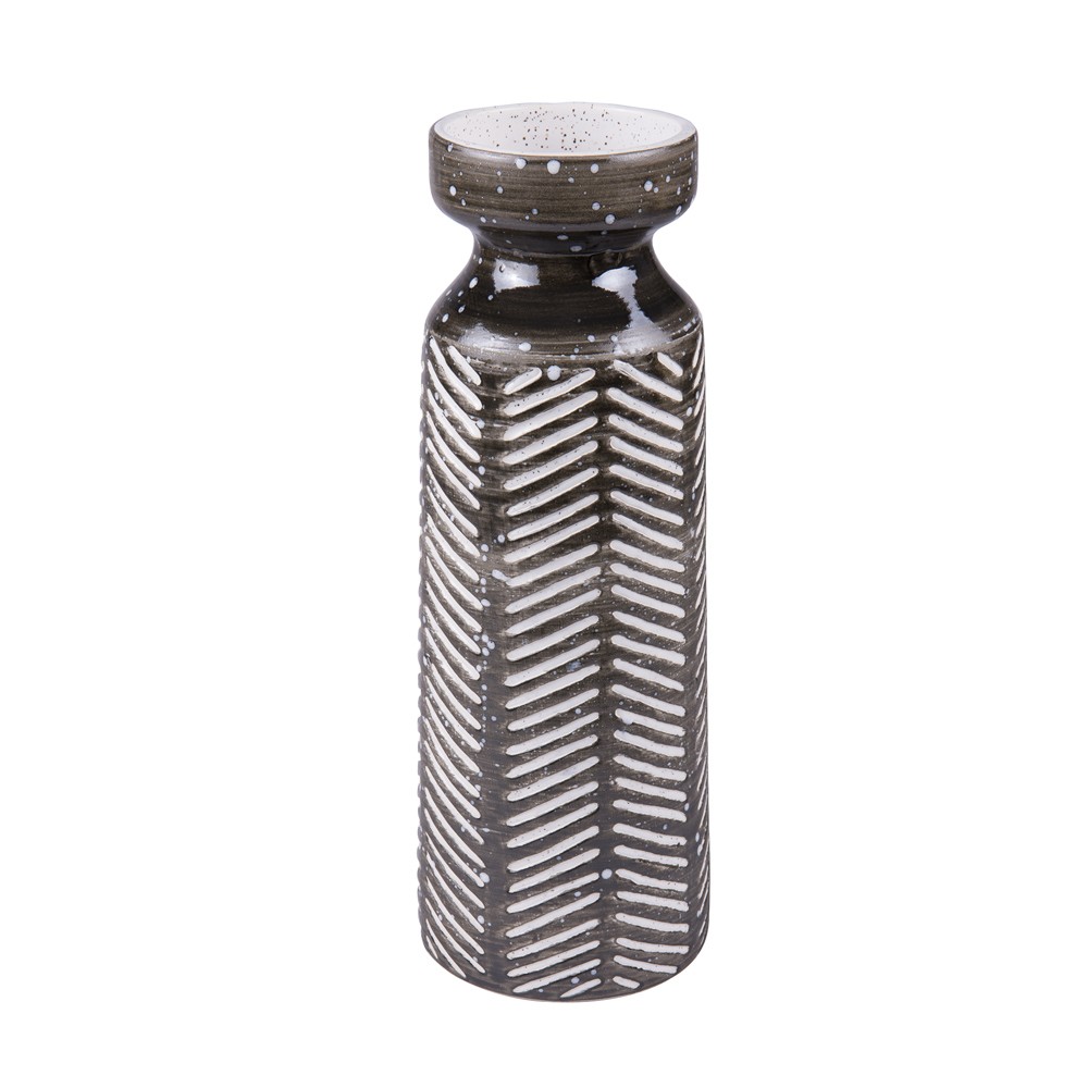 Vase Nebraska en céramique 31 cm TABLE PASSION anti-basculement pour grands bouquets