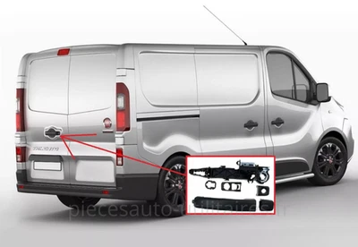 Poignée + Mécanisme de porte Arrière Renault Trafic III Fiat Talento Opel vivaro - Bild 1 von 4