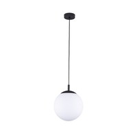 HäNgeleuchte Glas Metall E27 Ø 30 Cm H: Max. 1,7 M Verstellbar Modern HäNgelampe
