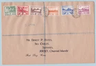 Jersey 1943 Registered First Day Cover for 2 1/2d & 3d SG 1-7 Full Set