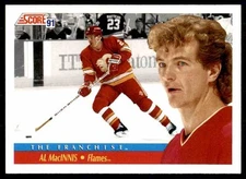 1991-92 SCORE THE FRANCHISE AL MACINNIS #417