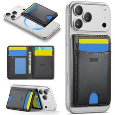 for MagSafe Wallet, 6-8 Card Holder RFID Blocking Minimalist Magnetic Wallet,...