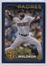 2024 Topps Series 1 Retail Royal Blue Matt Waldron #162 b4d