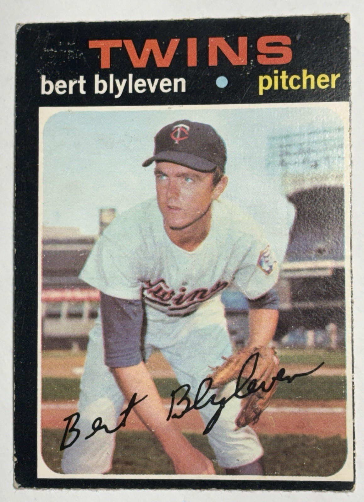 1971 O-Pee-Chee Bert Blyleven Rookie Card #26 Twins