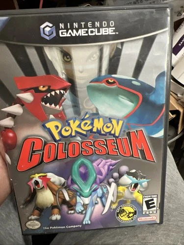 Pokemon Colosseum Black Label Nintendo GameCube 2004 Complete CIB Manual Disc